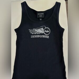 Harley Davidson Willie G Winged Wheel Rib Tank black size S NEW with Tags